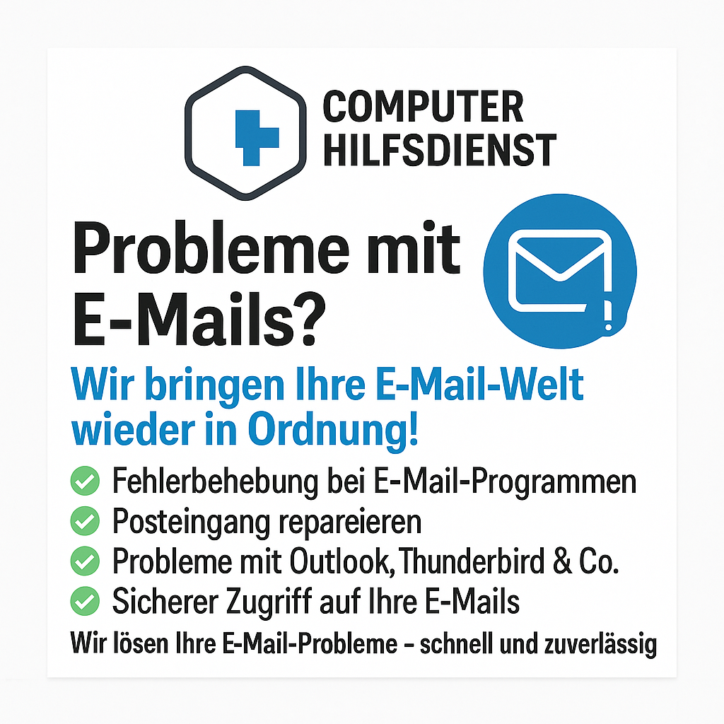 Probleme mit E-Mails lösen Wien - Computer Hilfsdienst