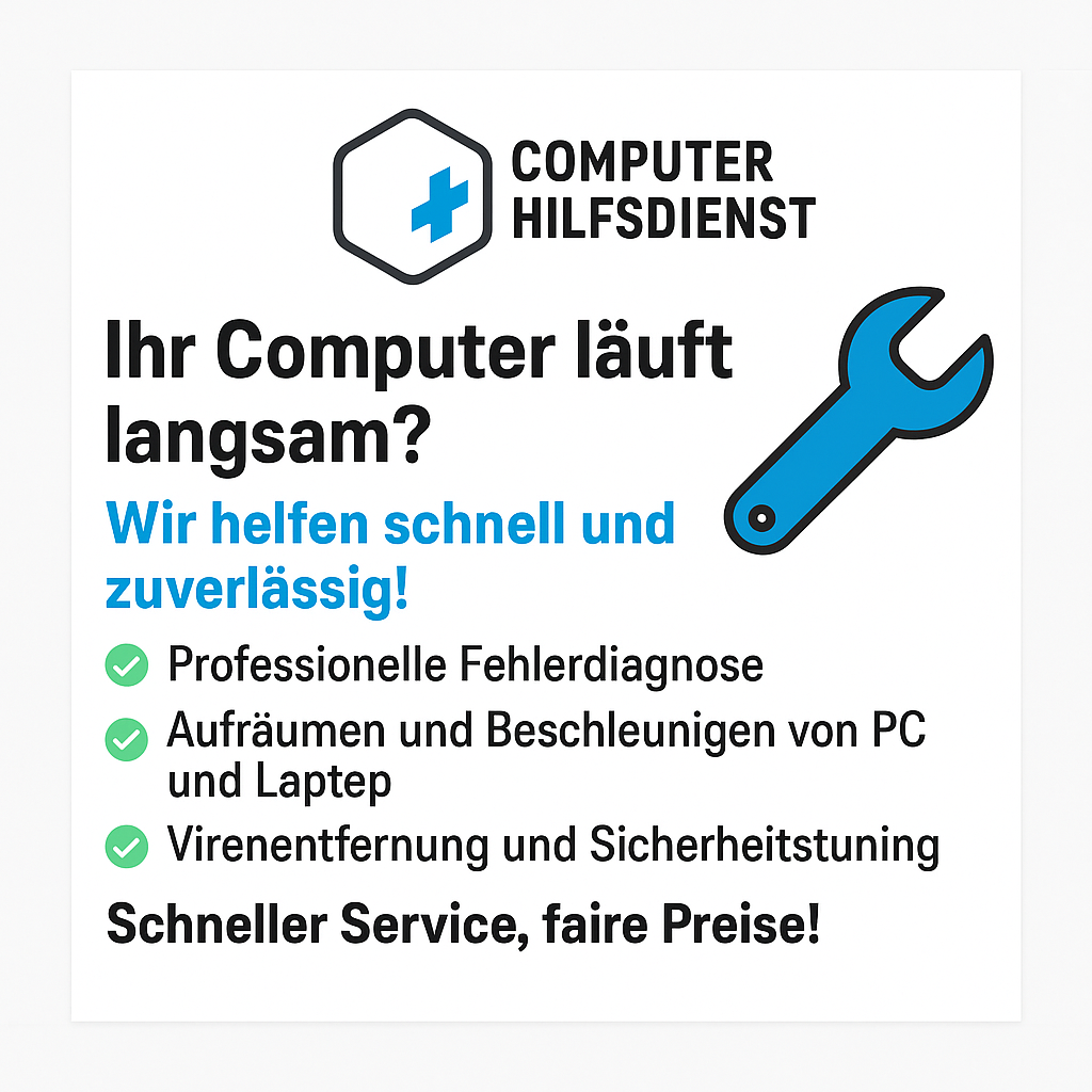 Notebook schneller machen Wien - Computer Hilfsdienst